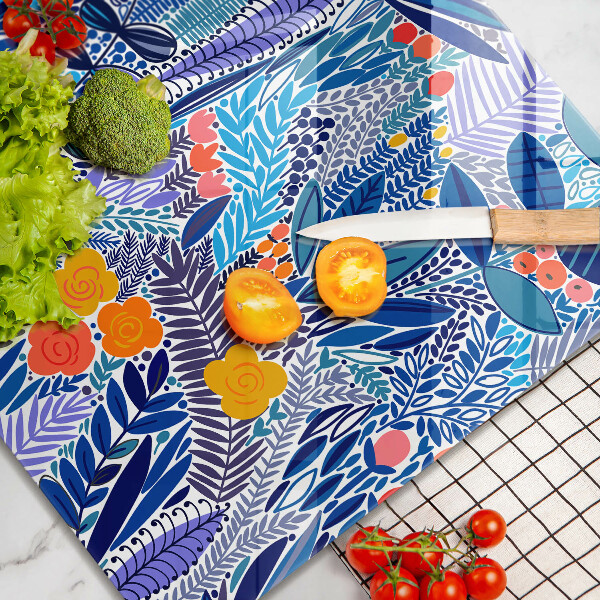 Zaščitna plošča za štedilnik Pobarvan travnik