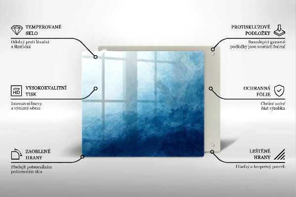 Zaščitna plošča za štedilnik Abstraktno ozadje