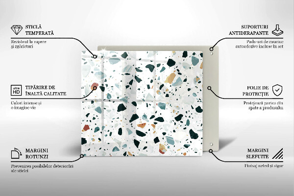 Stenska zaščitna plošča za štedilnik Lahka kamenina