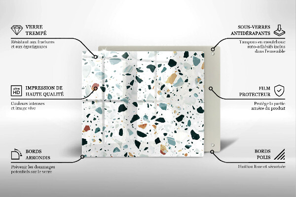 Stenska zaščitna plošča za štedilnik Lahka kamenina