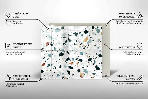 Stenska zaščitna plošča za štedilnik Lahka kamenina