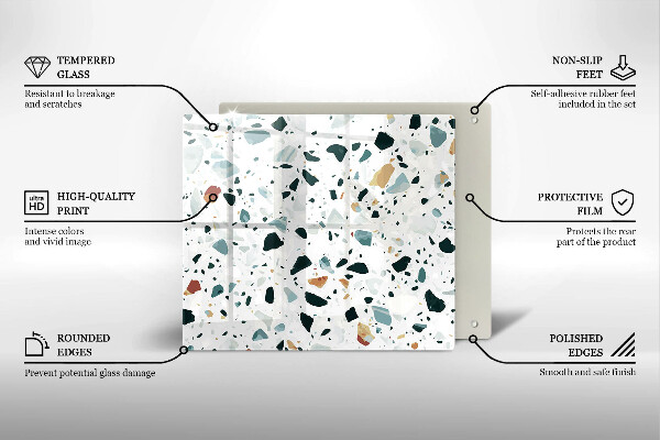 Stenska zaščitna plošča za štedilnik Lahka kamenina