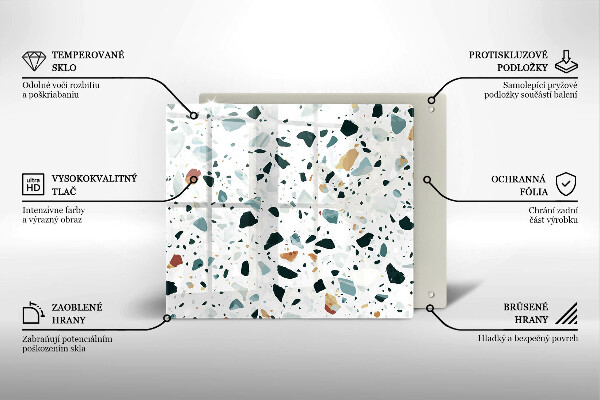 Stenska zaščitna plošča za štedilnik Lahka kamenina