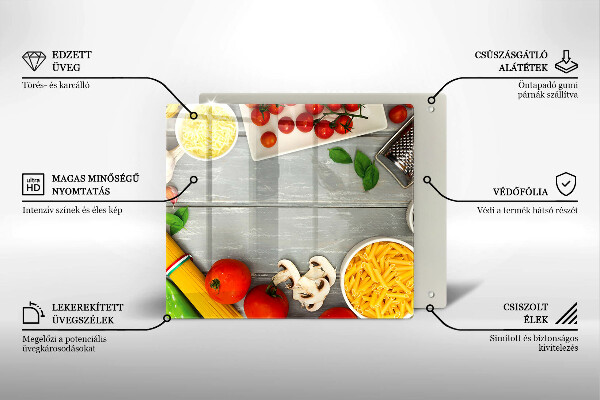 Zaščitna plošča za štedilnik Kuhinjska hrana