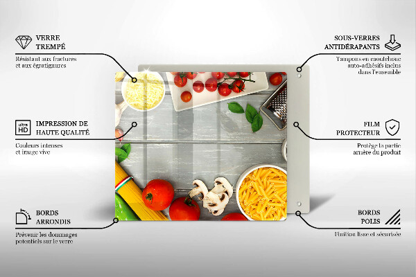 Zaščitna plošča za štedilnik Kuhinjska hrana