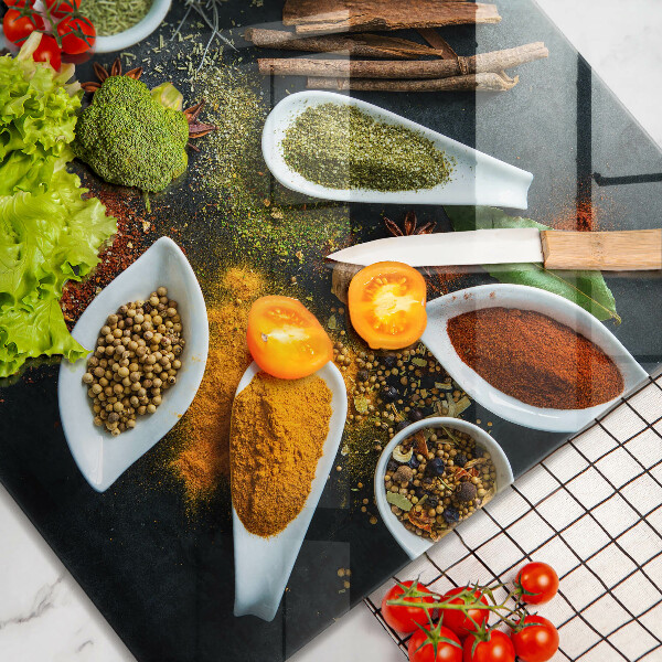 Stenska zaščitna plošča za štedilnik Kuhinjske začimbe