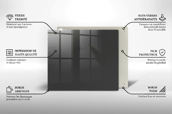 Zaščitna plošča za štedilnik Siva barva
