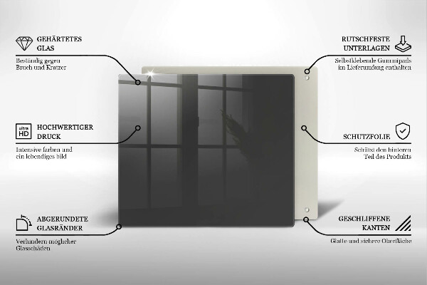 Zaščitna plošča za štedilnik Siva barva