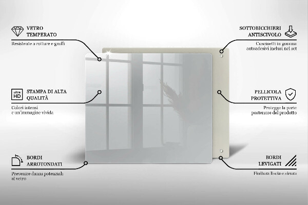 Zaščitna plošča za štedilnik Siva barva