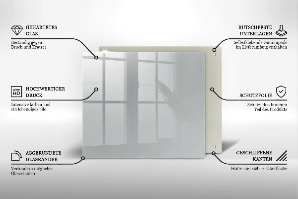Zaščitna plošča za štedilnik Siva barva