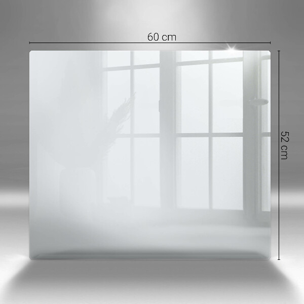 Zaščitna plošča za štedilnik Bela barva