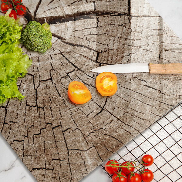 Zaščitna plošča za štedilnik Prerez drevesa