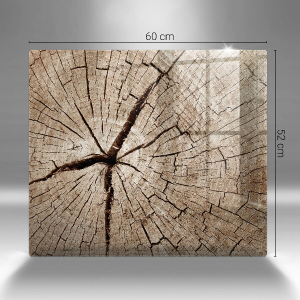 Zaščitna plošča za štedilnik Prerez drevesa