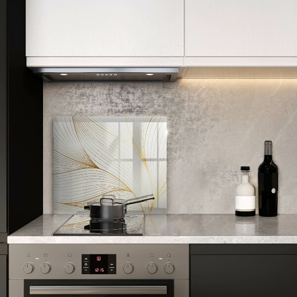 Zaščitna plošča za štedilnik Vzorec modernih linij