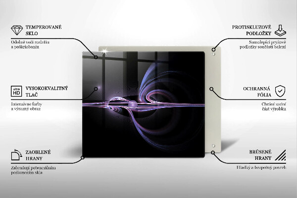 Zaščitna plošča za štedilnik Moderna abstrakcija