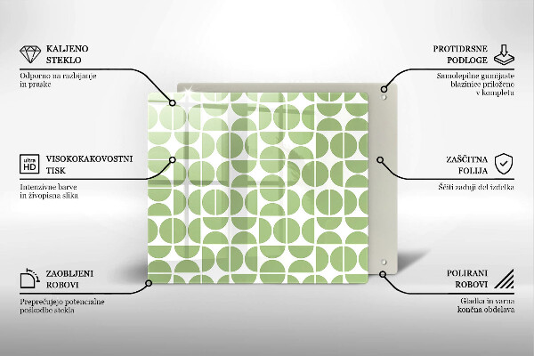 Zaščitna plošča za štedilnik Vzorec boho oblik