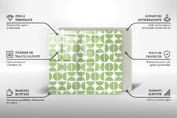 Zaščitna plošča za štedilnik Vzorec boho oblik