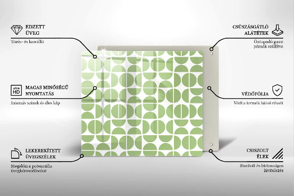 Zaščitna plošča za štedilnik Vzorec boho oblik