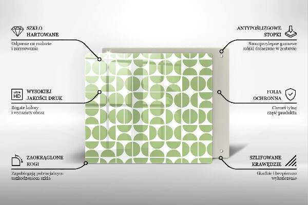 Zaščitna plošča za štedilnik Vzorec boho oblik