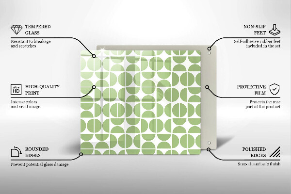 Zaščitna plošča za štedilnik Vzorec boho oblik