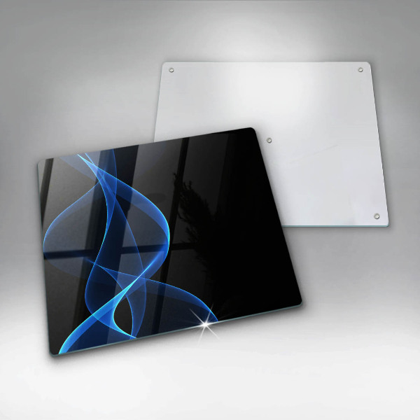 Zaščitna plošča za štedilnik Modre črte dima