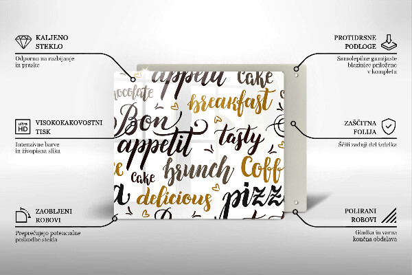 Zaščitna plošča za štedilnik Bon Appetit