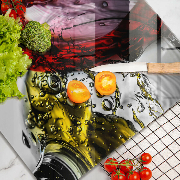 Zaščitna plošča za štedilnik Kozarci vina