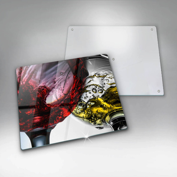 Zaščitna plošča za štedilnik Kozarci vina