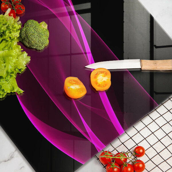 Zaščitna plošča za štedilnik Rožnata abstrakcija