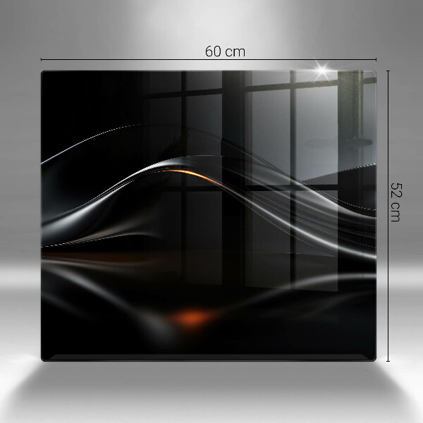 Stenska zaščitna plošča za štedilnik Abstraktno 3D oblikovanje