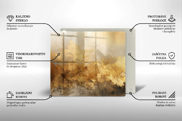 Zaščitna plošča za štedilnik Bogata tekstura