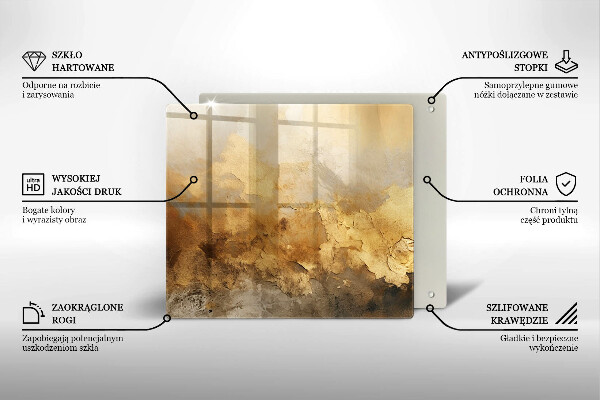 Zaščitna plošča za štedilnik Bogata tekstura