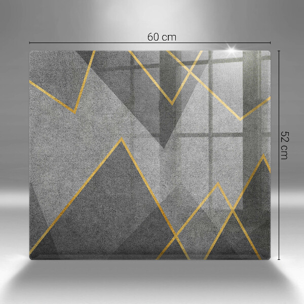 Zaščitna plošča za štedilnik Ostre oblike