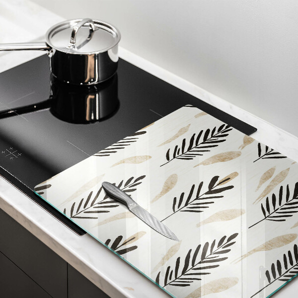 Zaščitna plošča za štedilnik Boho rastline