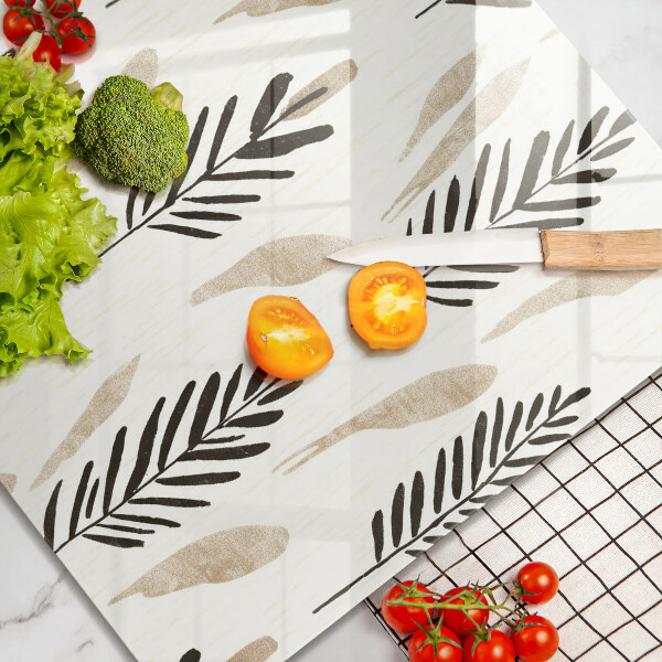 Zaščitna plošča za štedilnik Boho rastline