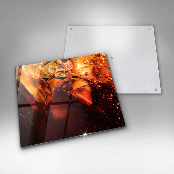 Zaščitna plošča za štedilnik Cola pijača z ledom