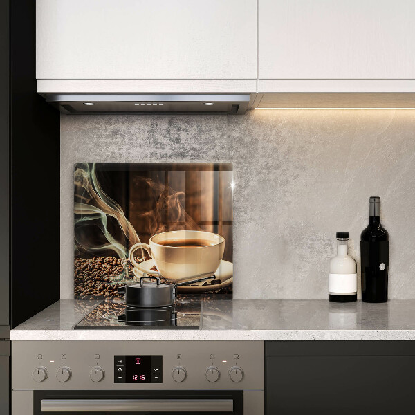 Zaščitna plošča za štedilnik Skodelica in kavna zrna