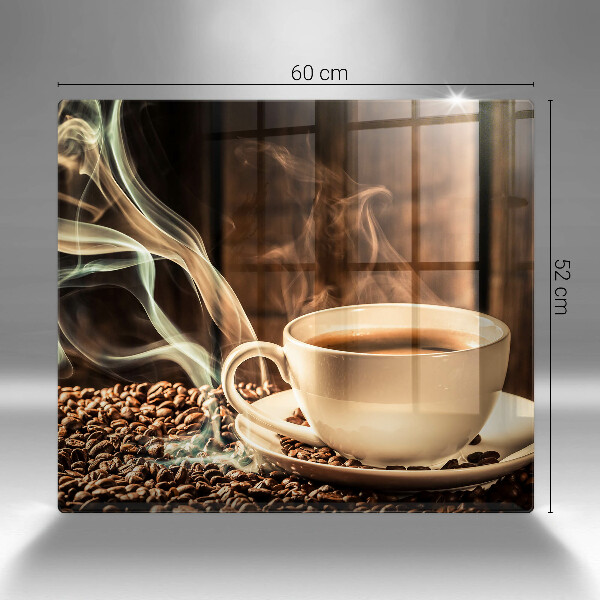 Zaščitna plošča za štedilnik Skodelica in kavna zrna