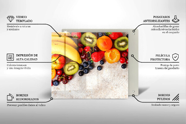 Zaščitna plošča za štedilnik Praznično sadje