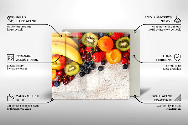 Zaščitna plošča za štedilnik Praznično sadje
