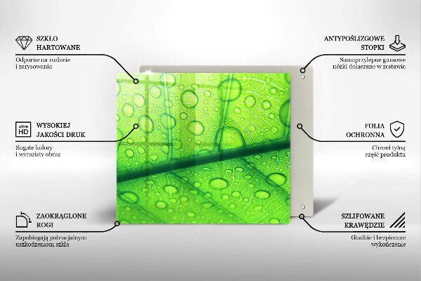 Zaščitna plošča za štedilnik Bližnji posnetek lista