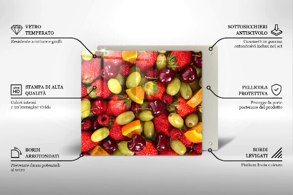 Zaščitna plošča za štedilnik Poletno sadje