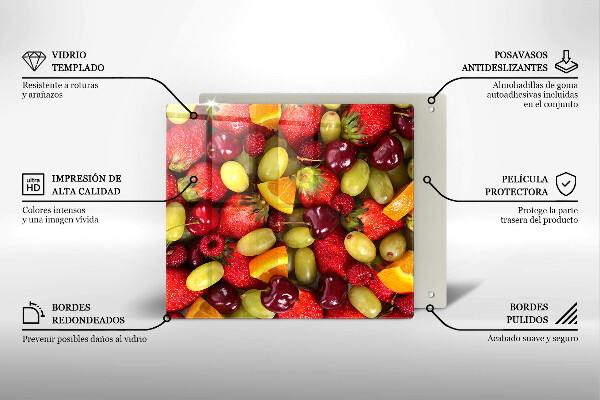 Zaščitna plošča za štedilnik Poletno sadje