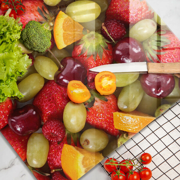 Zaščitna plošča za štedilnik Poletno sadje