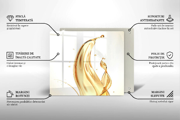 Zaščitna plošča za štedilnik olivno olje