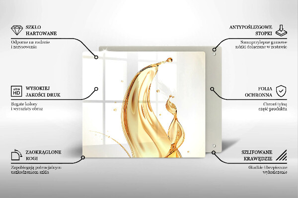 Zaščitna plošča za štedilnik olivno olje