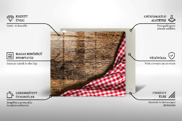 Zaščitna plošča za štedilnik Lesena miza