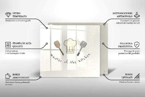 Zaščitna plošča za štedilnik Master of the Kitchen