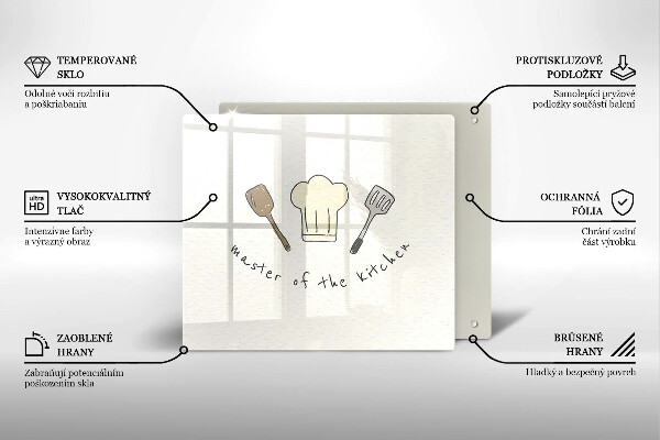 Zaščitna plošča za štedilnik Master of the Kitchen