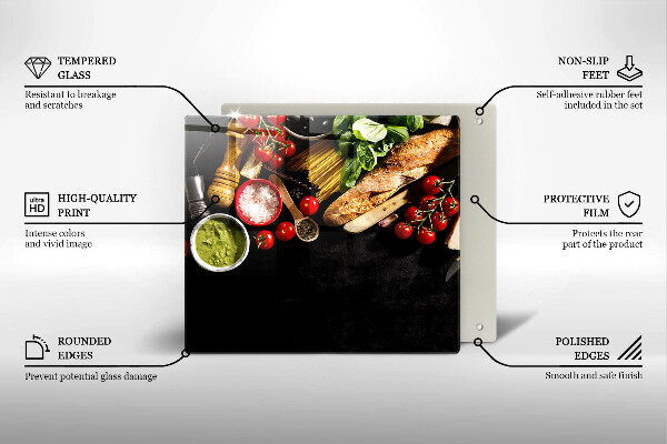 Zaščitna plošča za štedilnik Italijanske sestavine in začimbe